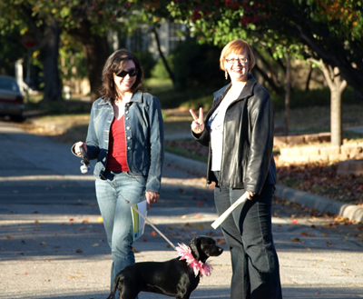 Photo of Erica Hall and Anne Gollert