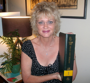 Photo of Independent Scientologist, Lise O'Kane, Dec 2009, Brisbane