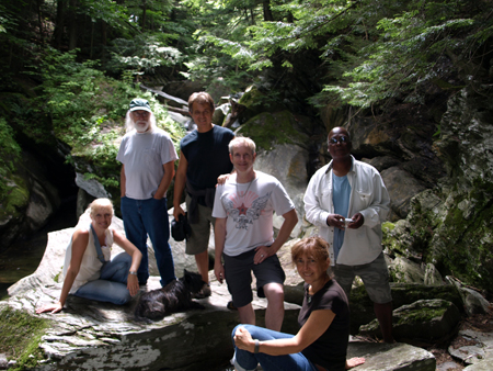 Steve Hall, Peter and Carrie Cook, Dan Koon, Mariette Lindstein, Colwell Garth