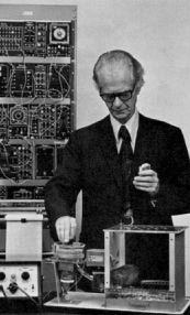 Photo of B. F. Skinner and his 